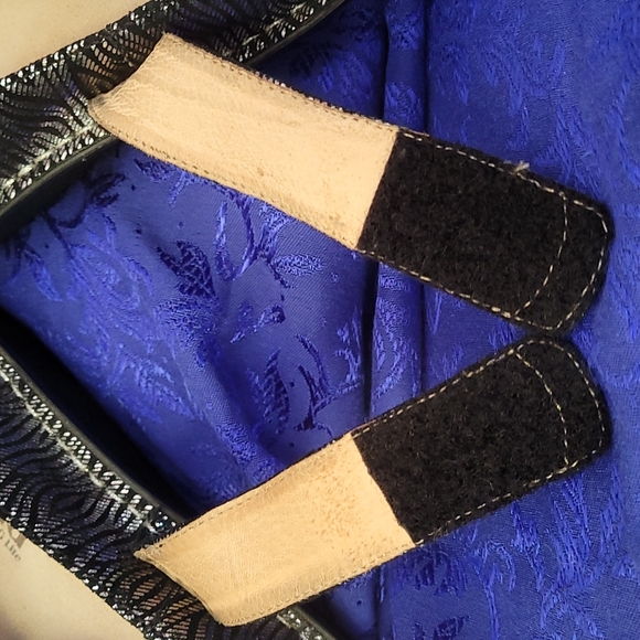 [GUC] Alegria Feliz FEL-345 Purple, Silver, Black Ric-Rac Zebra Print Mary Janes - Picture 11 of 16